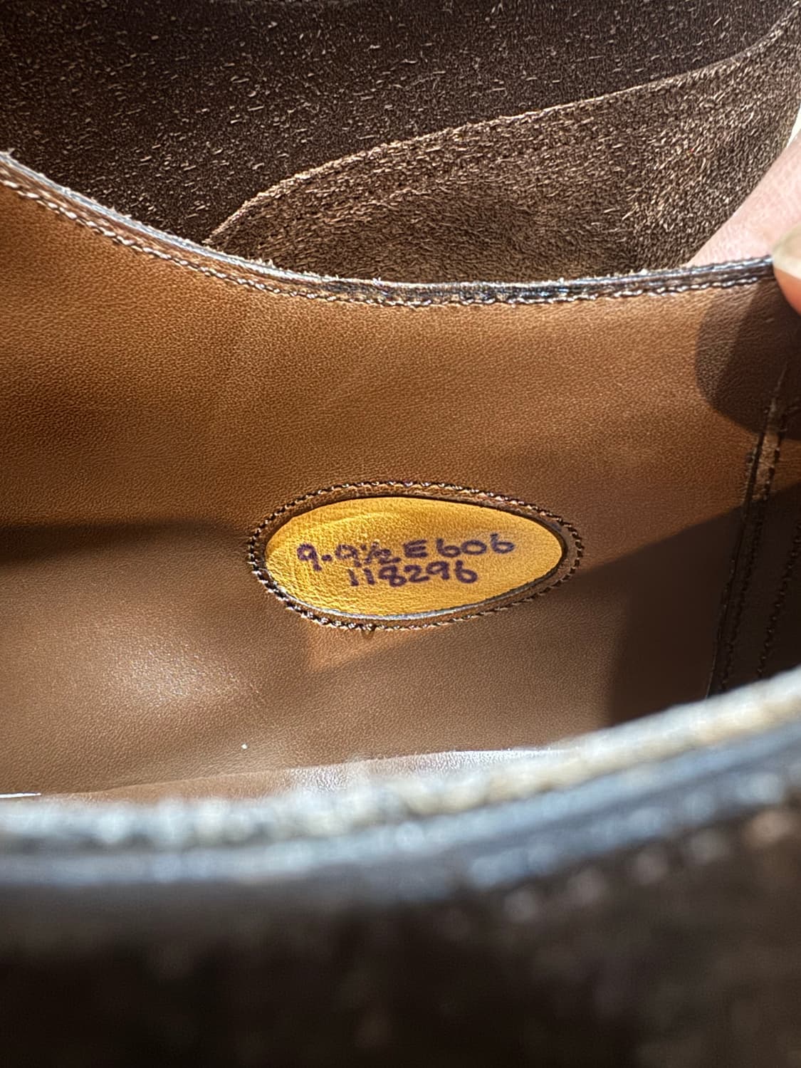 [UK9-9.5]에드워드그린 도버 밍크 스웨이드 606라스트 상품이미지5