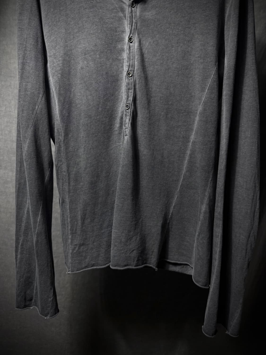 Poeme Bohemien Overdyed Henley Neck 상품이미지5