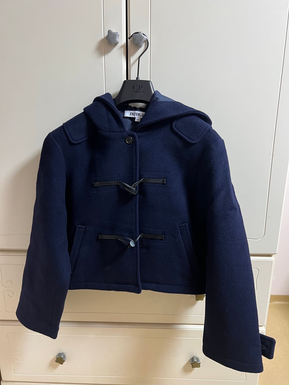 엔조블루스 숏더플 코트 상품이미지1