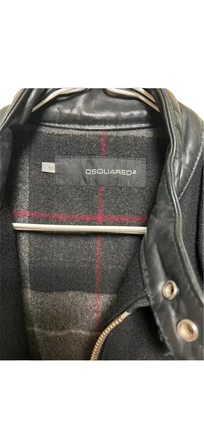 디스퀘어드2 가죽레이어드 베스트 상품이미지4