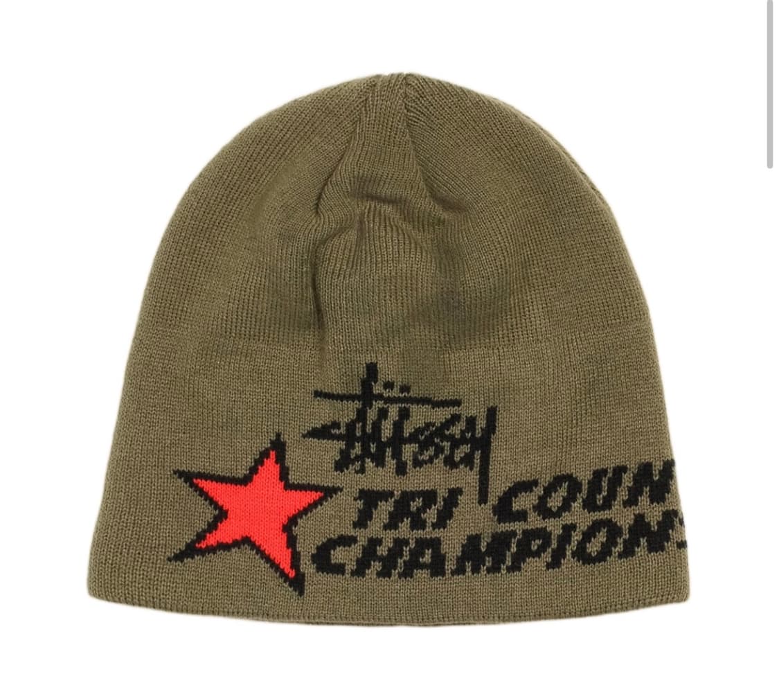 25fw 스투시 스컬캡 비니 올리브 상품이미지2