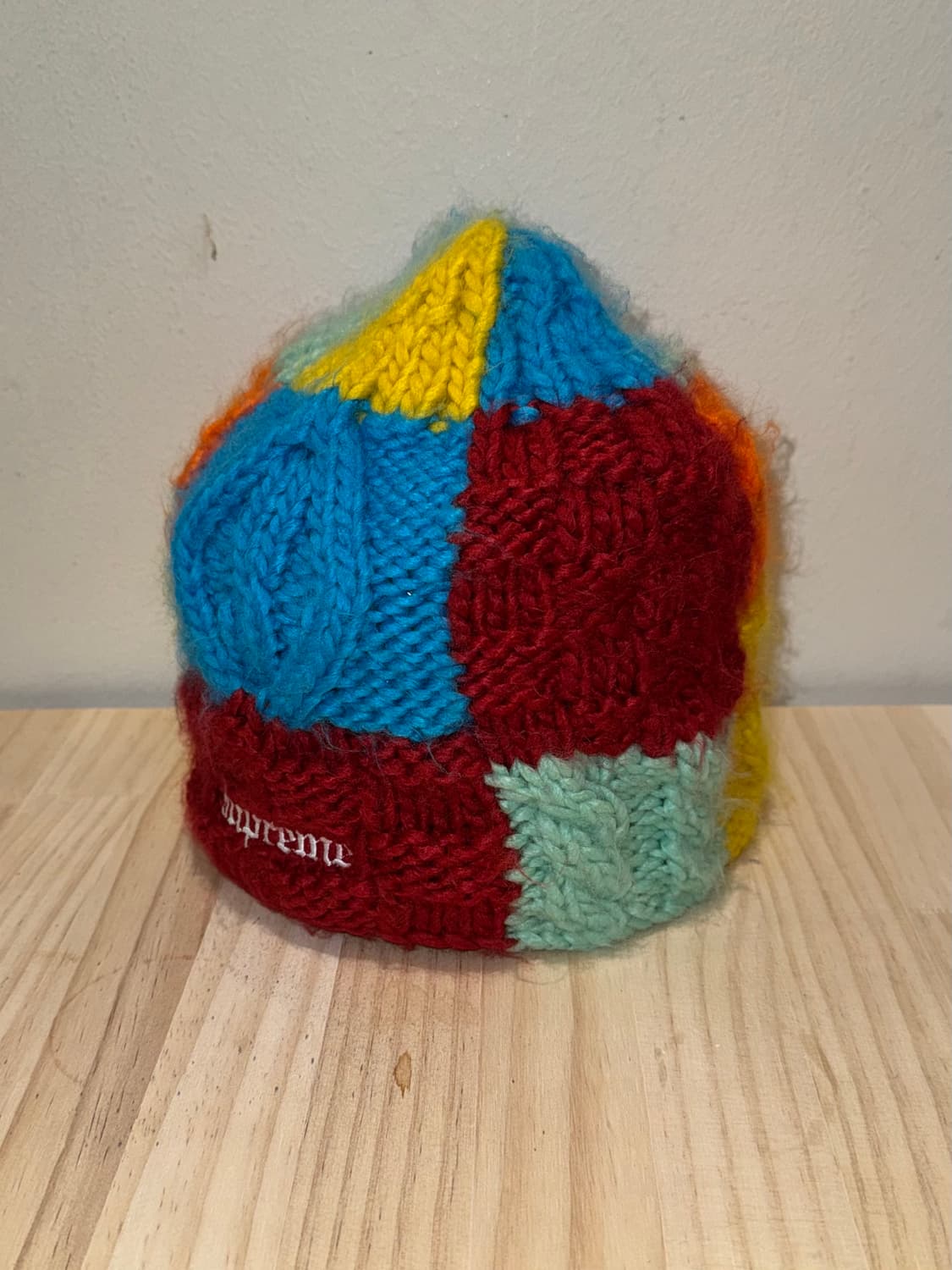 25ss 슈프림 블록 니트 멀티컬러 비니 상품이미지2