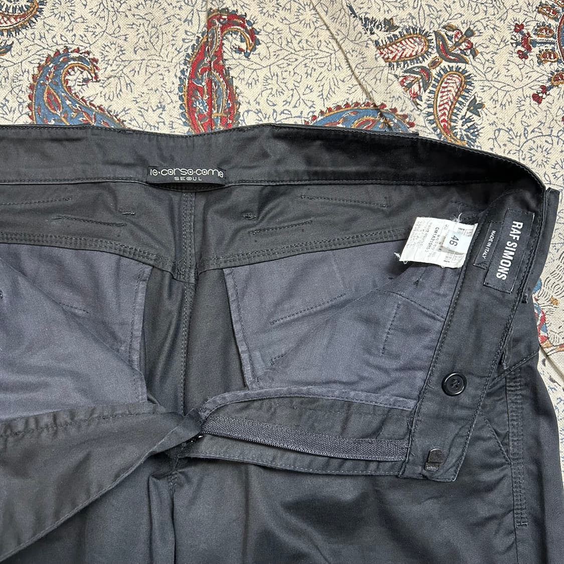 라프시몬스 SS2011 패치워크 코튼 팬츠 상품이미지5