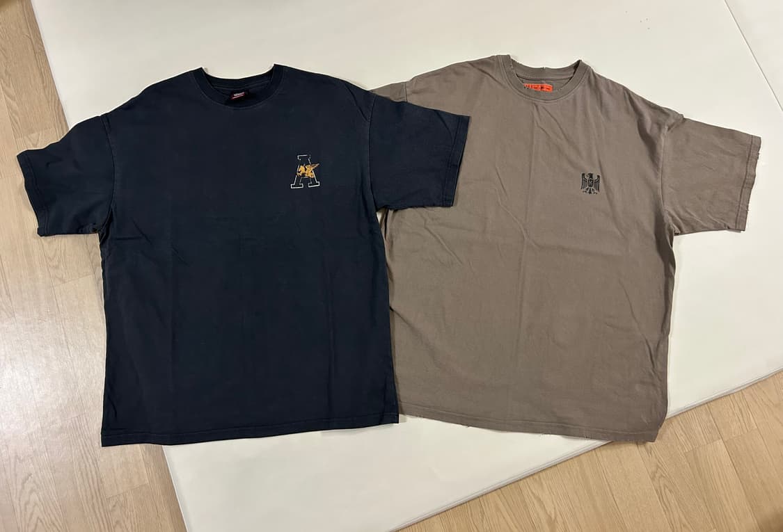 듀테로 반팔티셔츠(2장), 스테디에브리웨어 반팔(1장) 일괄 상품이미지1