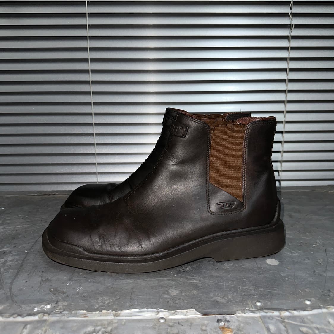00s 디젤 스퀘어토 가죽 부츠 상품이미지2