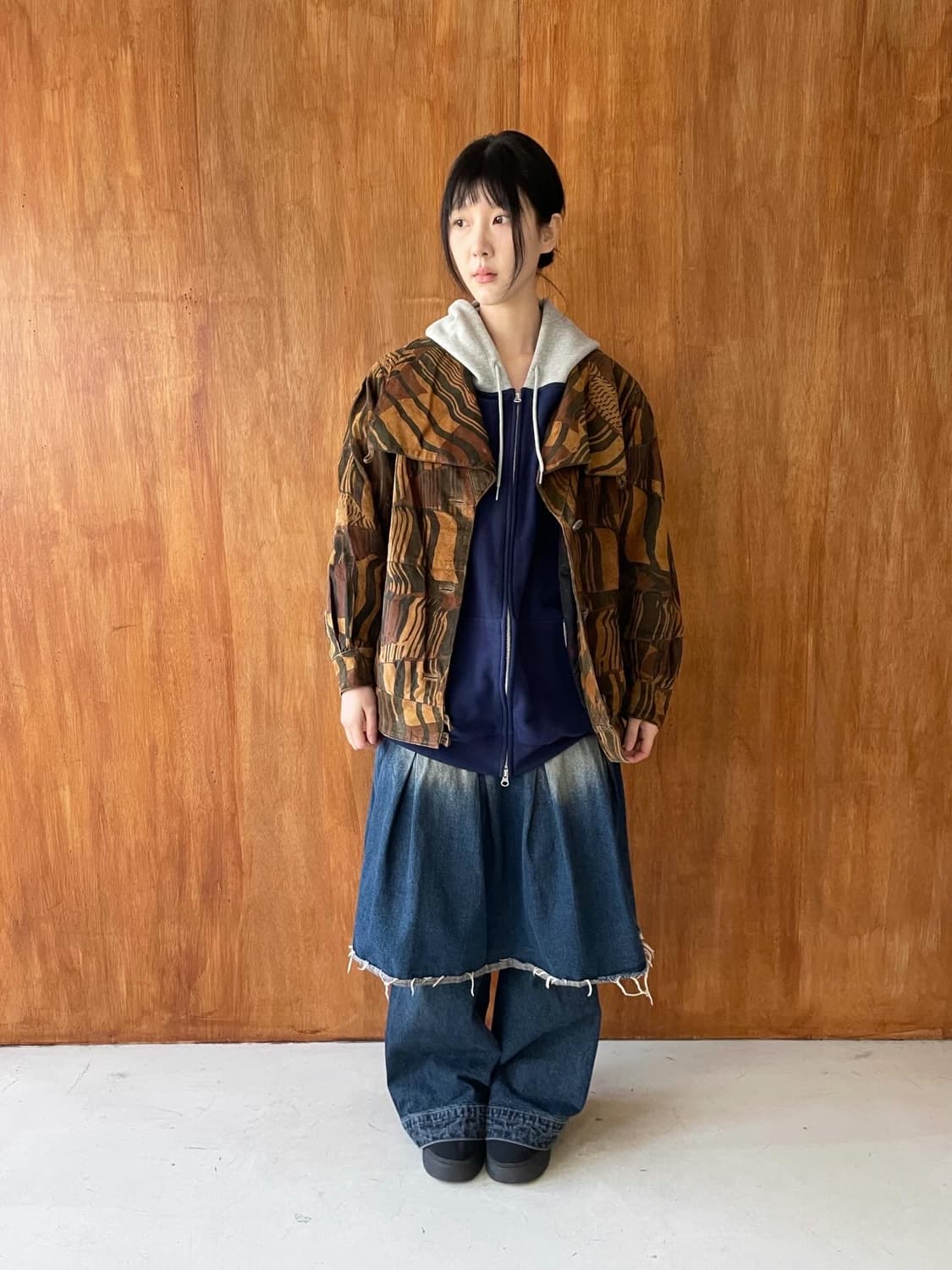 Artisan patchwork funnel jacket 상품이미지3