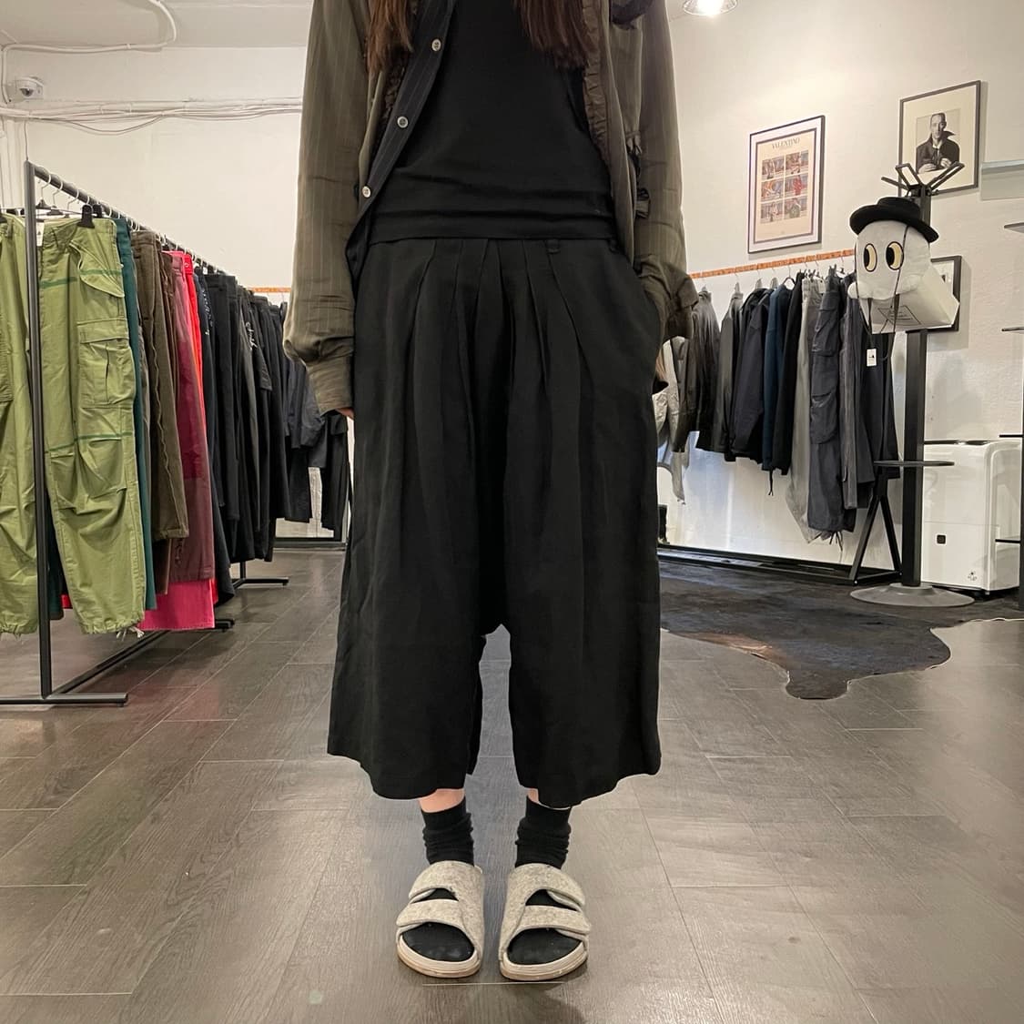 요지야마모토 플리츠 하카마 팬츠 상품이미지4