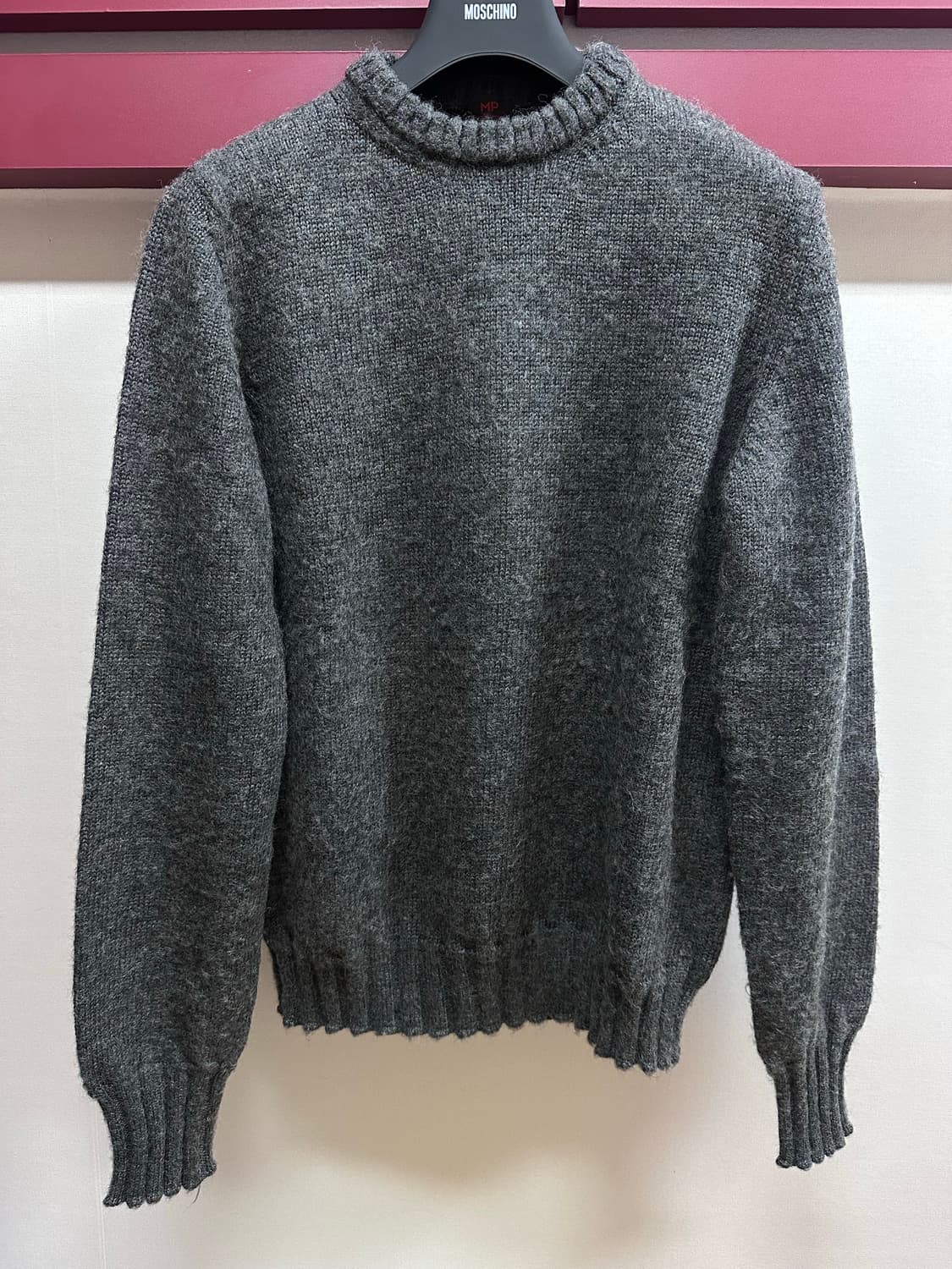 MP 마시모피옴보 그레이 울 니트 105사이즈 상품이미지1