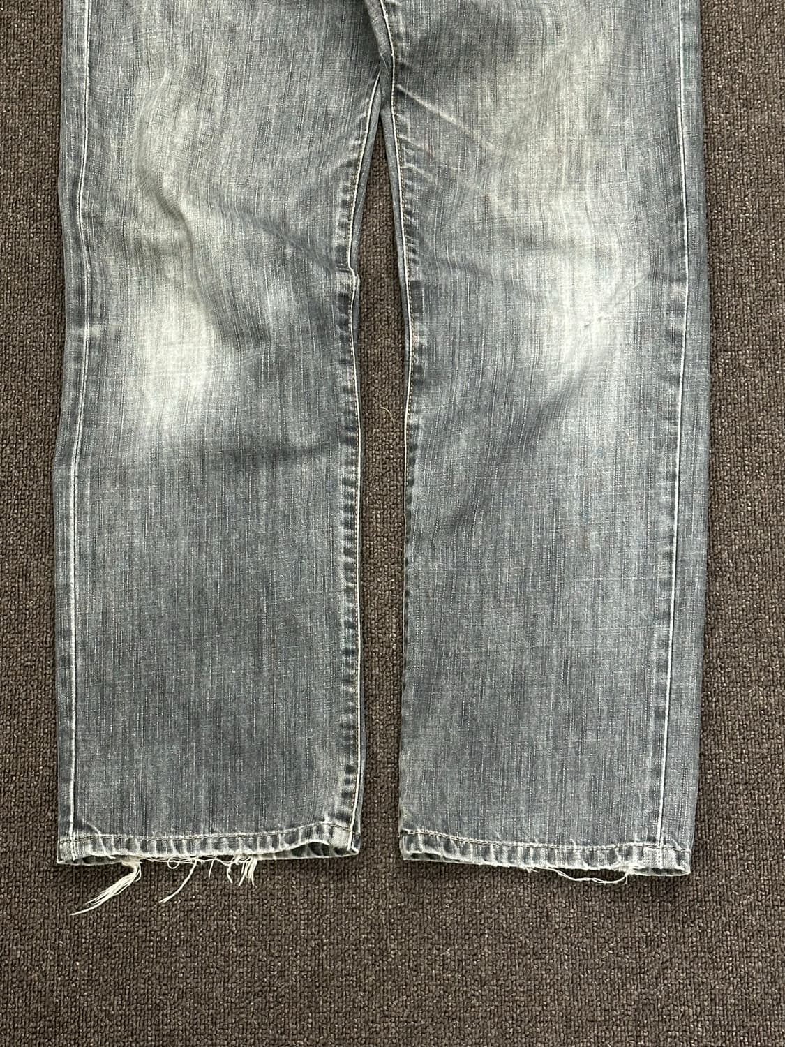 31x33)EDWIN 503 vintage 흑청 데님팬츠 상품이미지2