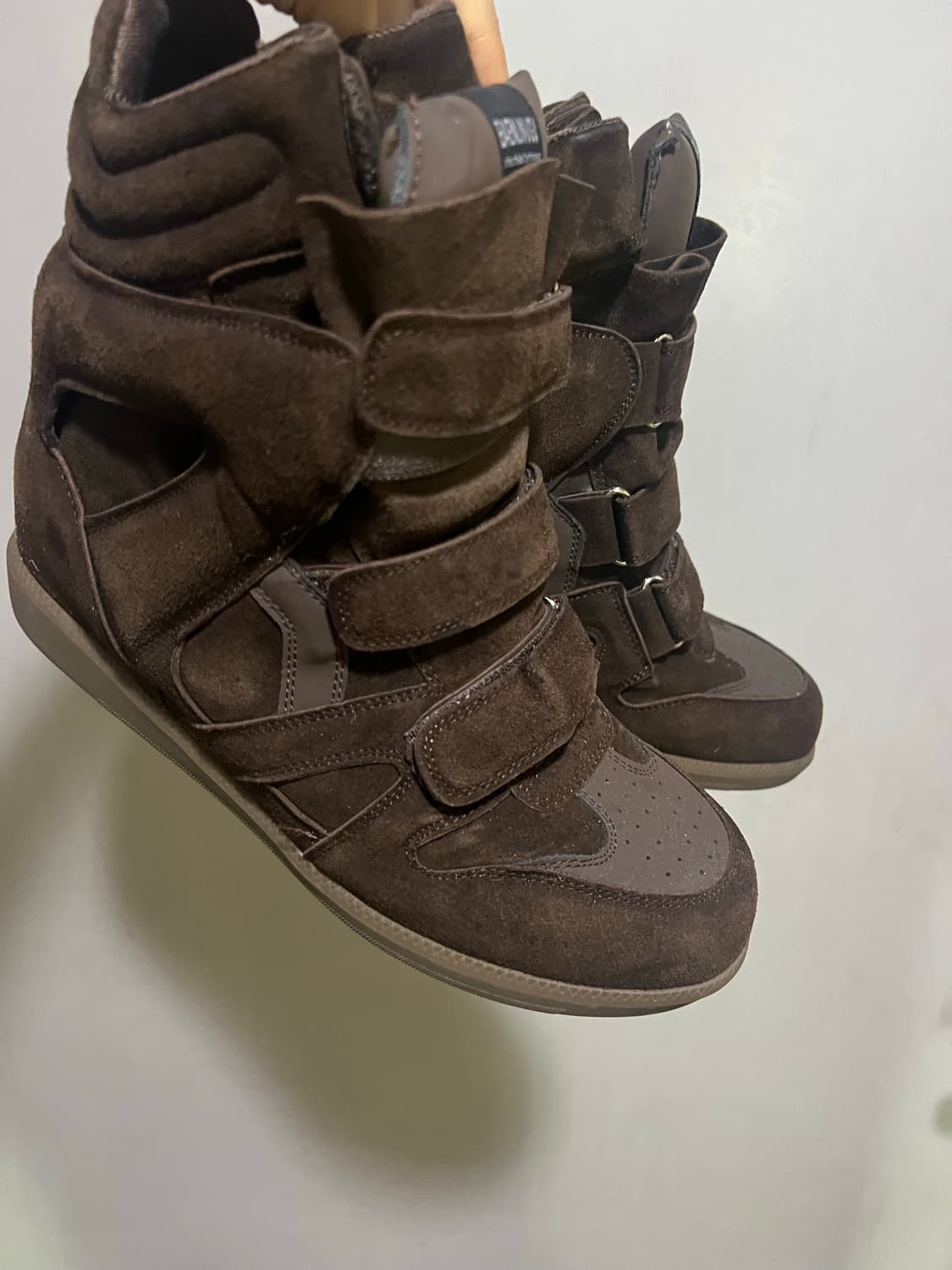 빈티지 하이탑 스니커즈 브라운 250 아쉬 이자벨 마랑 상품이미지1