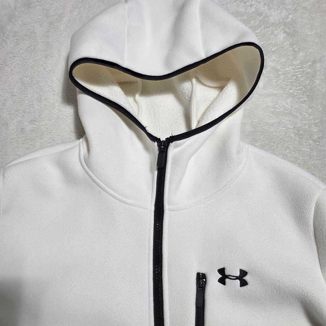 (L)언더아머 플리스 후드집업 상품이미지2