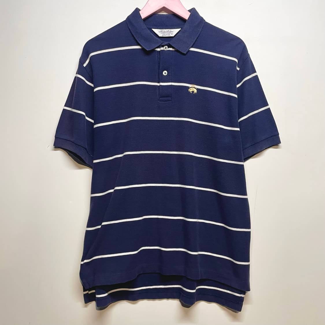 brooks brothers 단가라 반팔티 상품이미지2