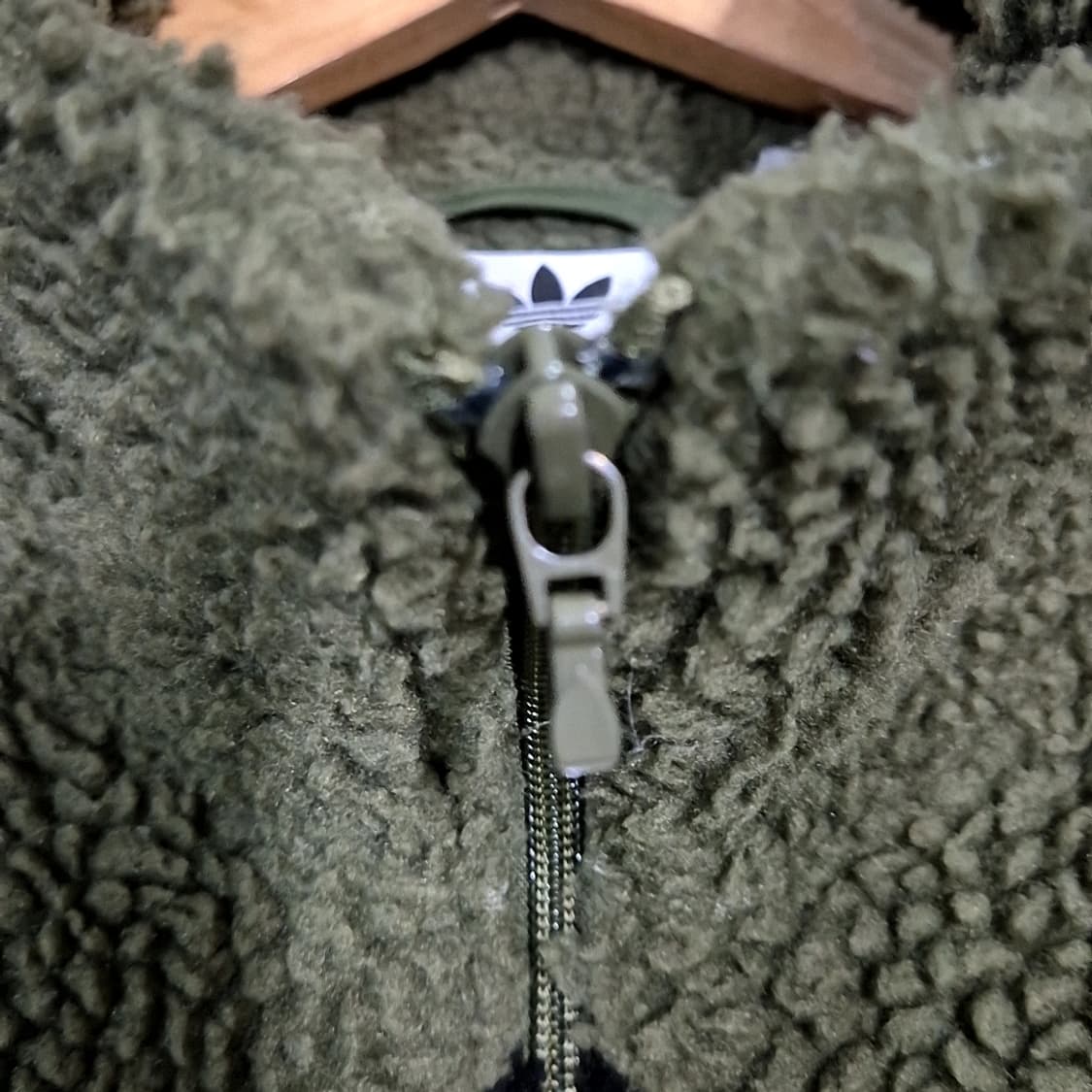 Adidas 아디다스 빅 트레포일 쉐르파 자켓 상품이미지3