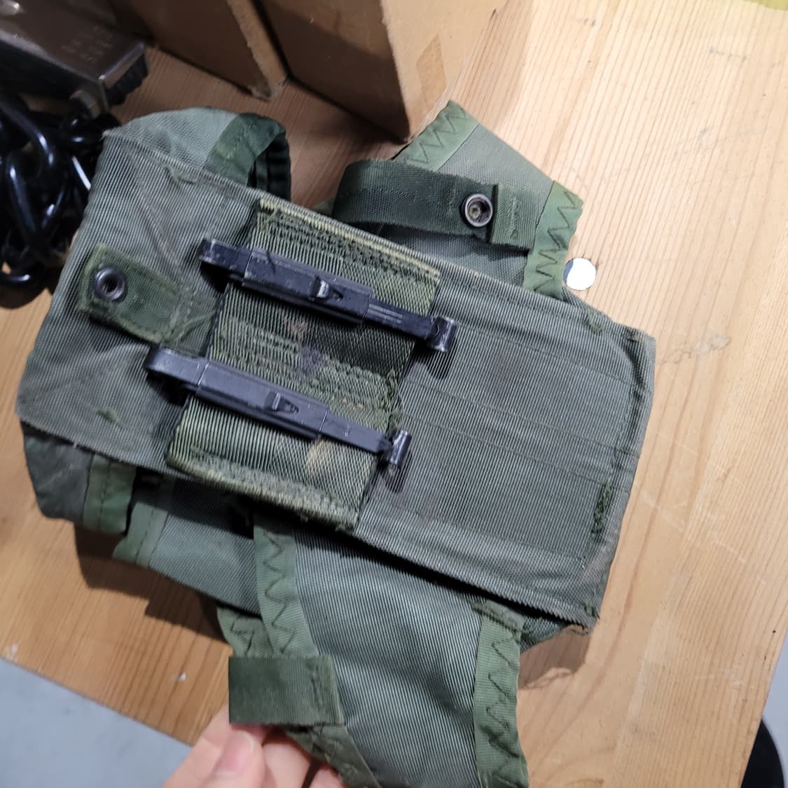 미 빈티지 탄 파우치 상품이미지6