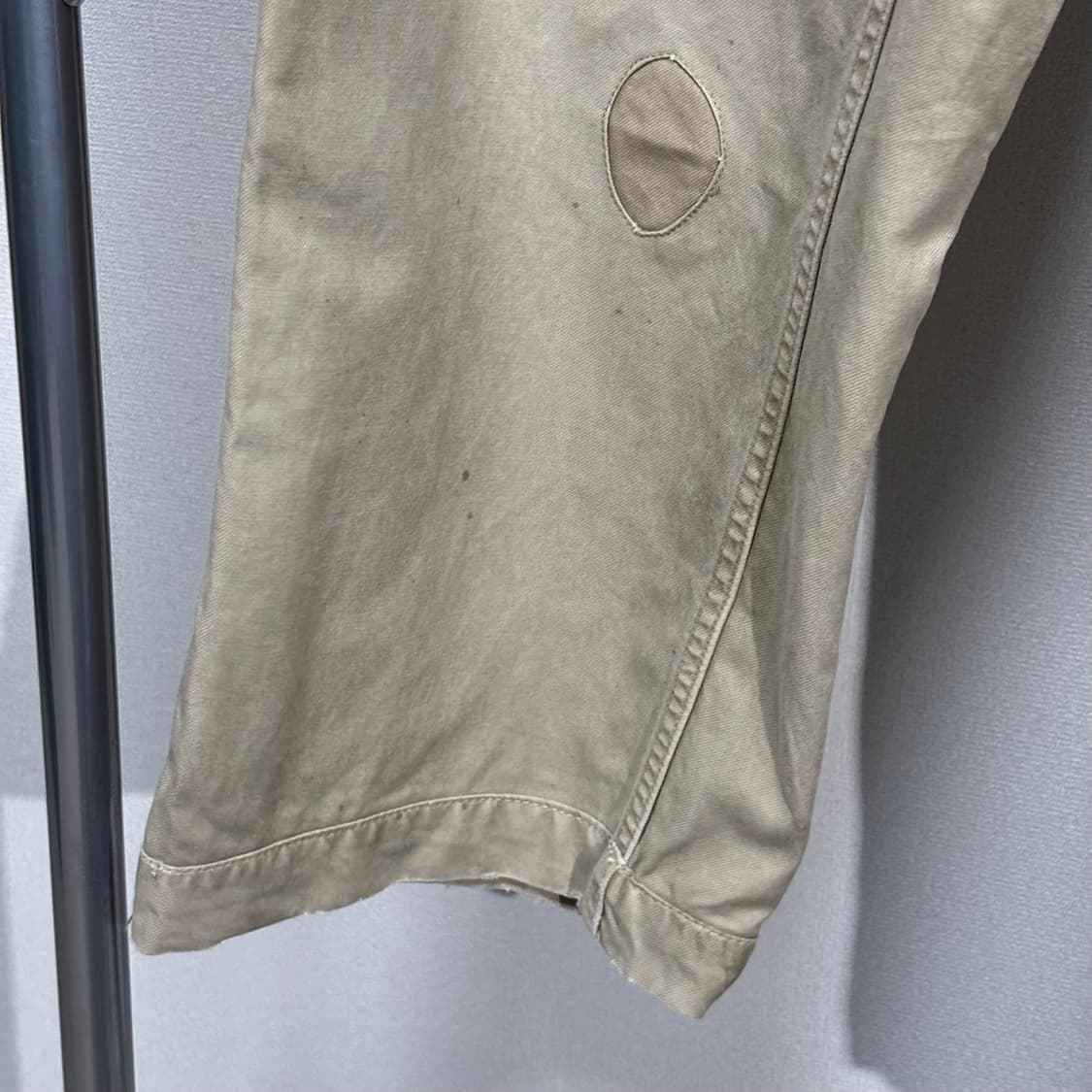 1) visvim 비즈빔 25ss ex 와이드 치노 팬츠 크래쉬 베이지 상품이미지3