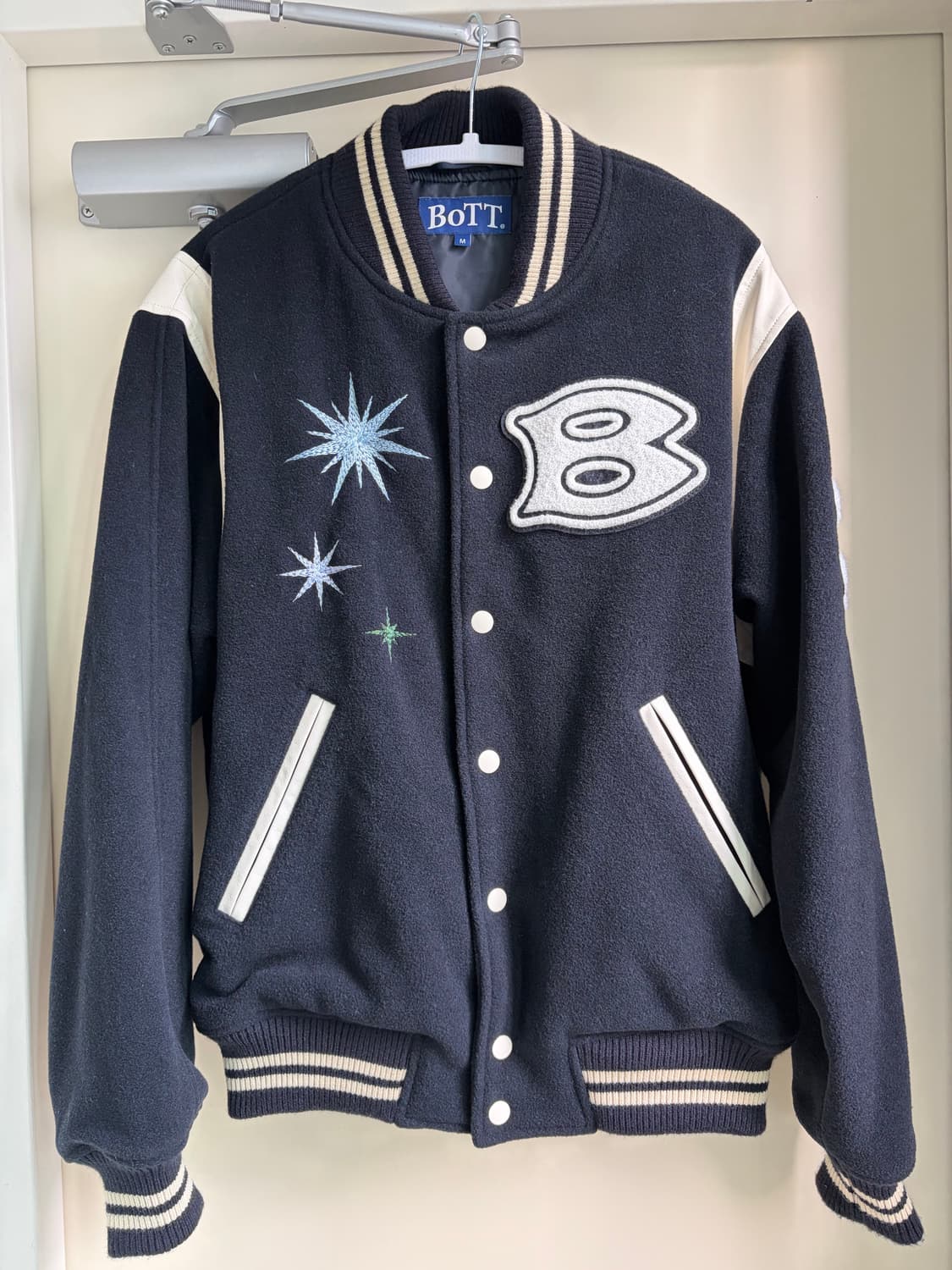 Bott teddy varsity jacket 상품이미지1
