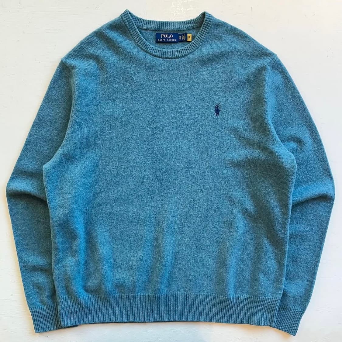 폴로랄프로렌 스카이블루 울 스웨터 상품이미지1