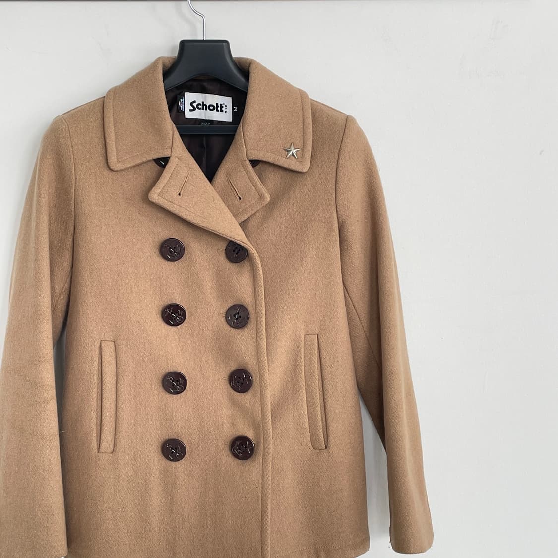 쇼트 어스뮤직 피코트 자켓 상품이미지3