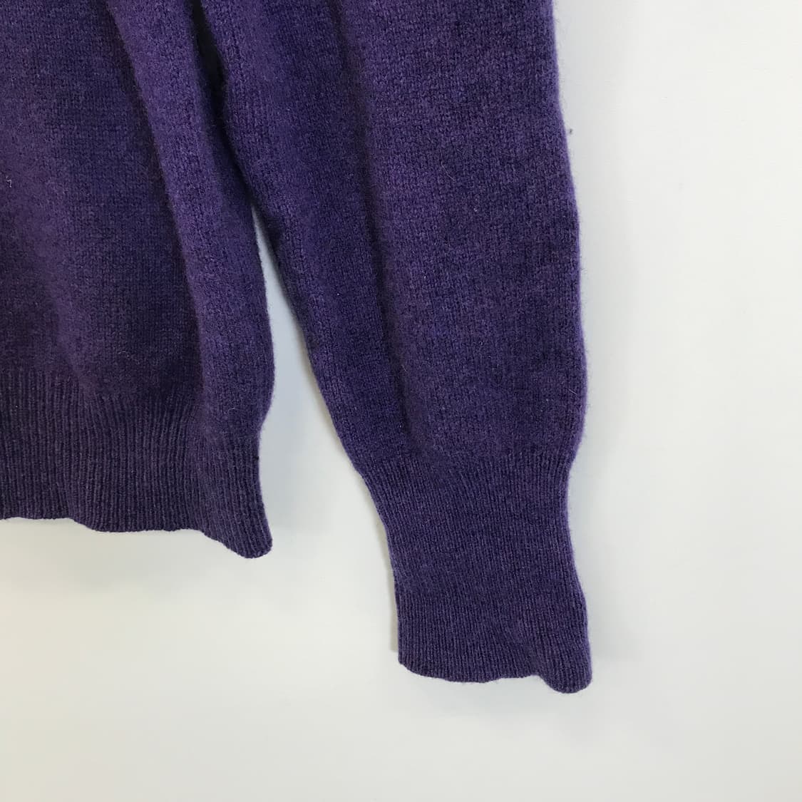 폴로 랄프로렌 램스울100프로 카라넥니트 퍼플 [XL] 상품이미지3