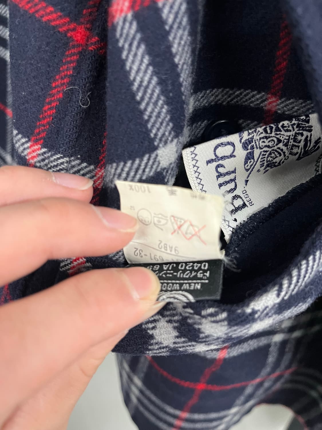 버버리 네이비 캐시미어 코트 여M 상품이미지6