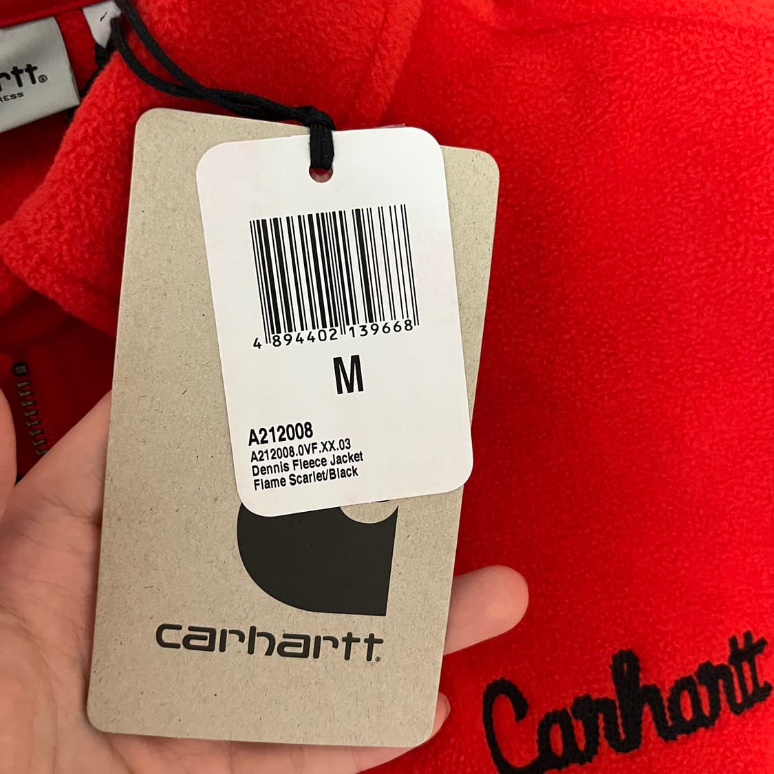 칼하트 윕 데니스 플리스 자켓 상품이미지3