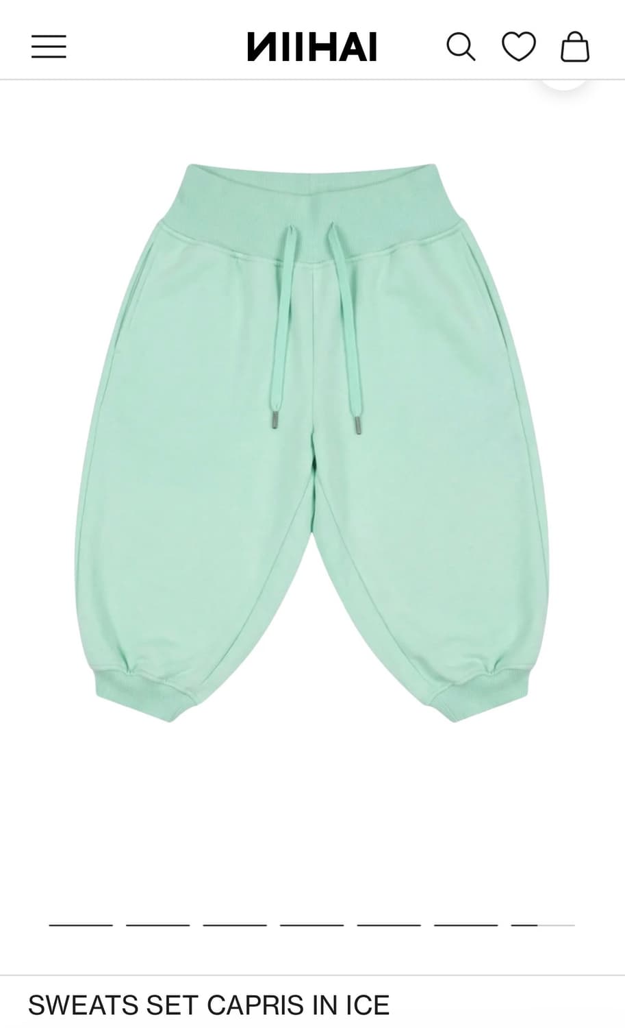 Niihai SWEATS SET CAPRIS IN ICE (L) 상품이미지1