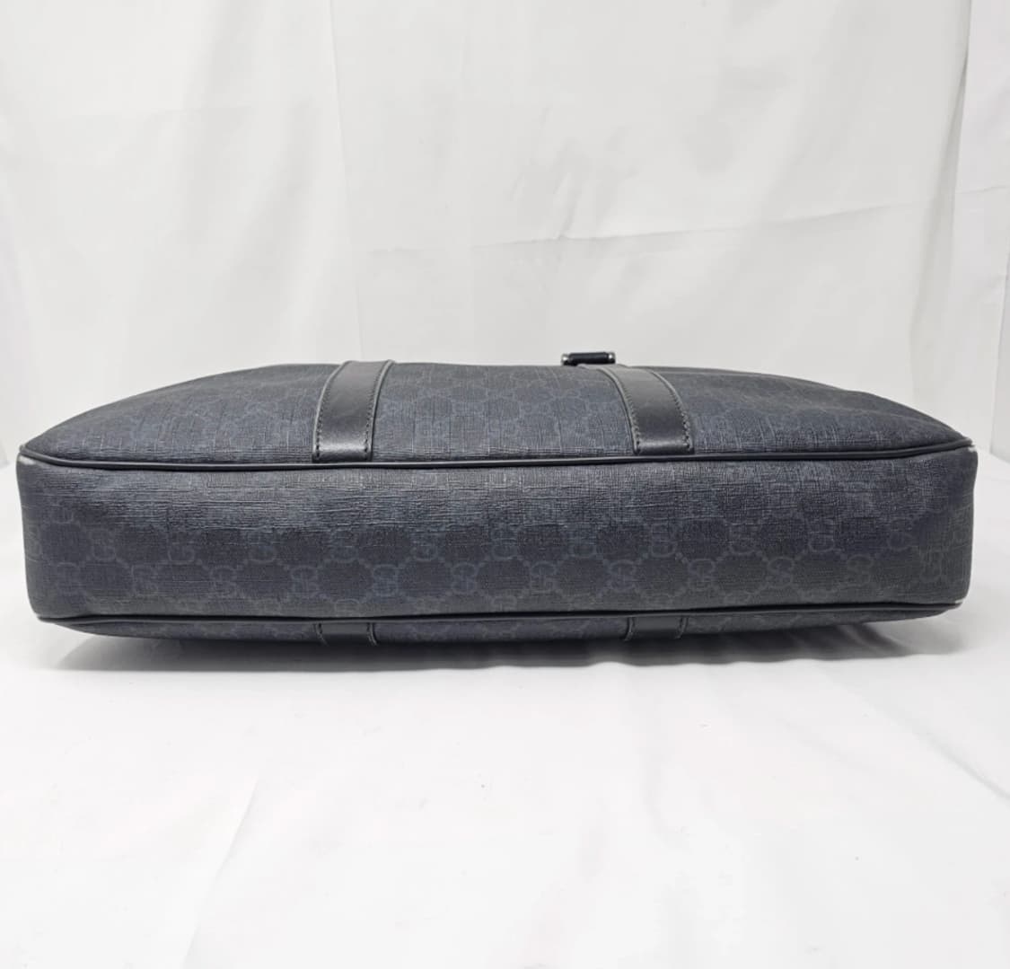 정품 구찌 GG 수프림 블랙 서류 가방 상품이미지5