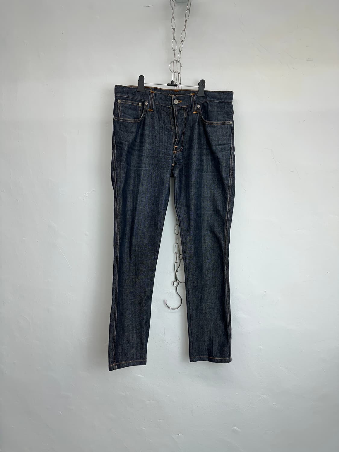 Nudie Jeans Dark Indigo Straight Denim 상품이미지4