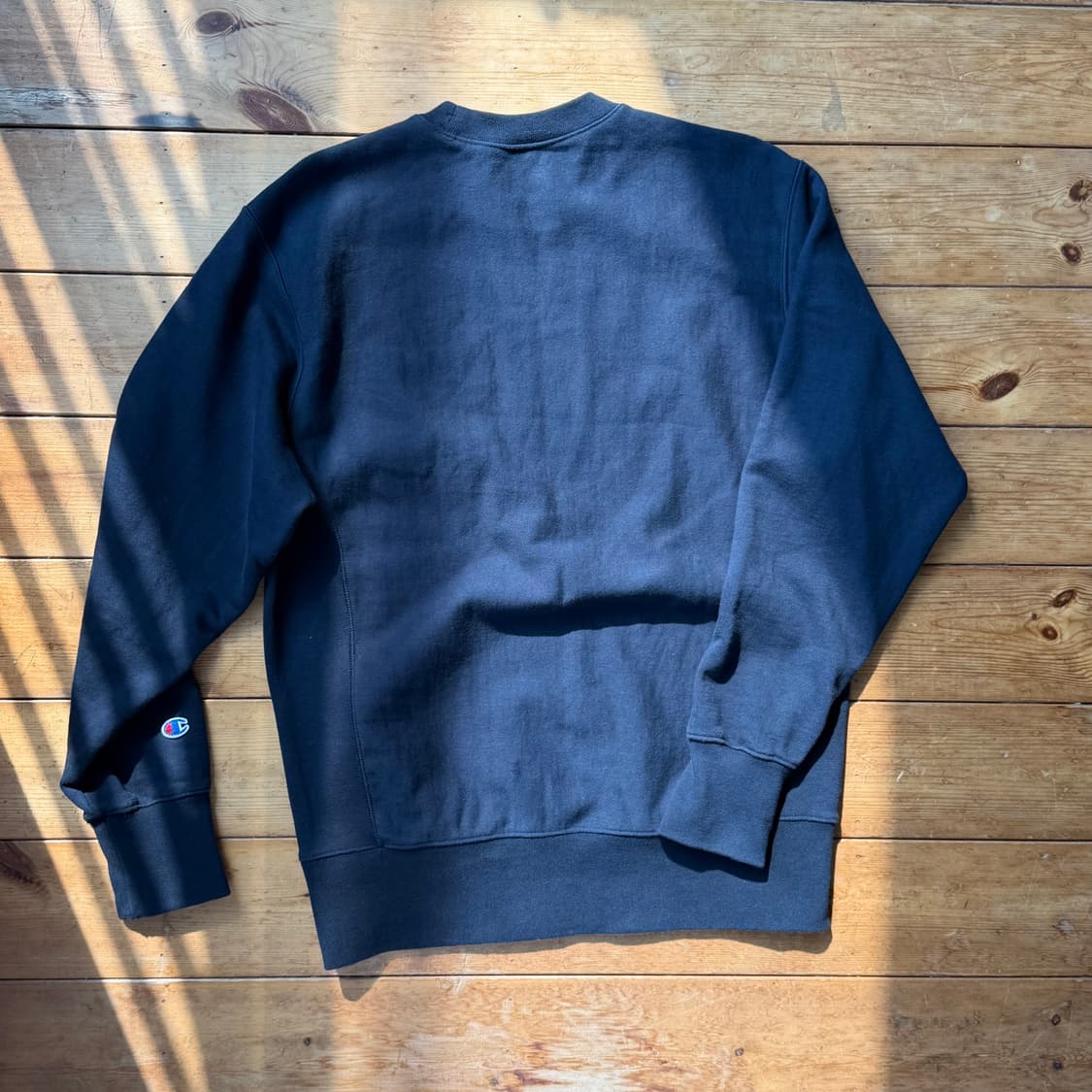 챔피온 리버스위브 스웻 / 네이비 맨투맨 (사이드 리브) 상품이미지2