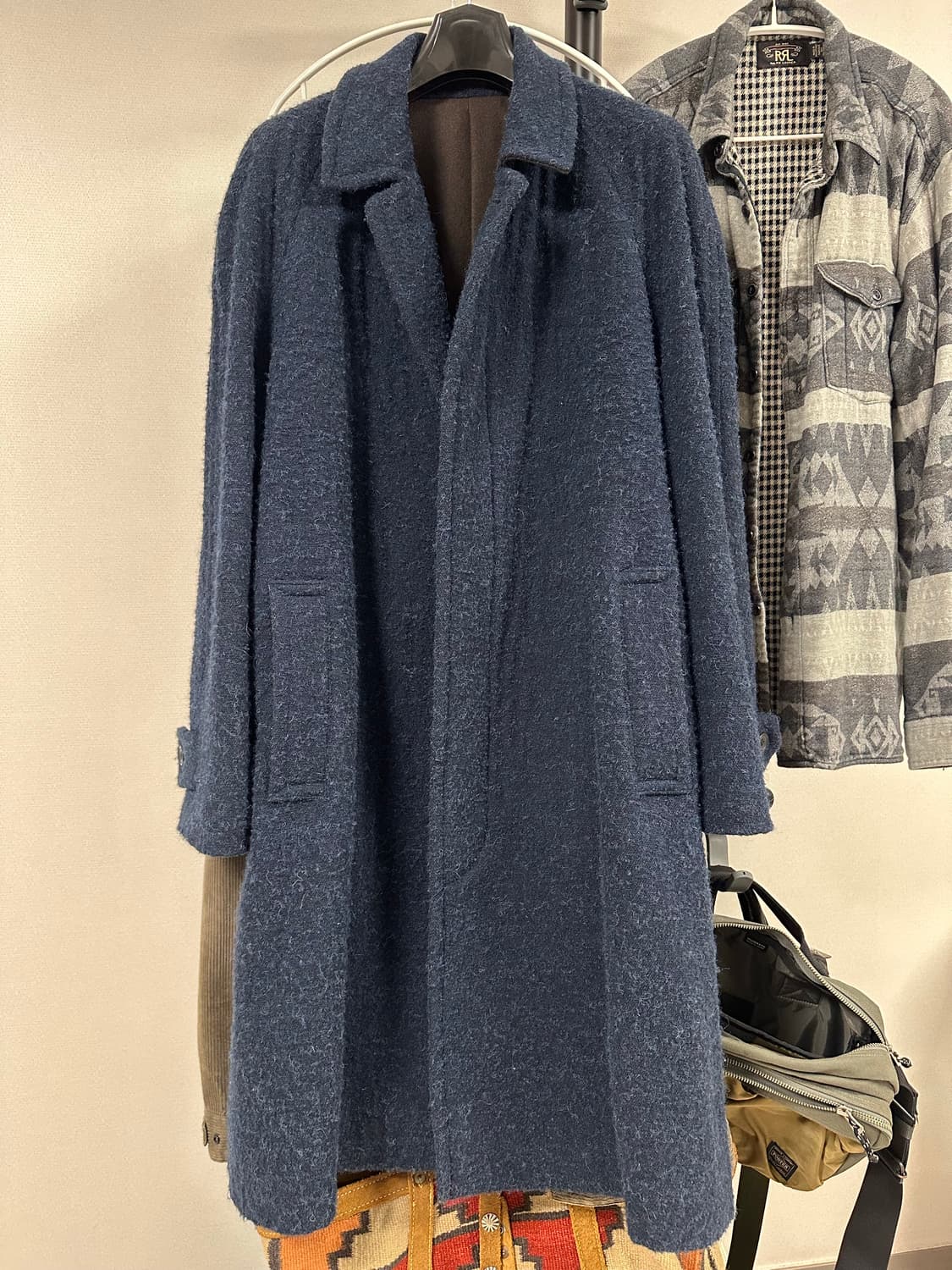 드레익스 카센티노 네이비 발마칸 코트 상품이미지1