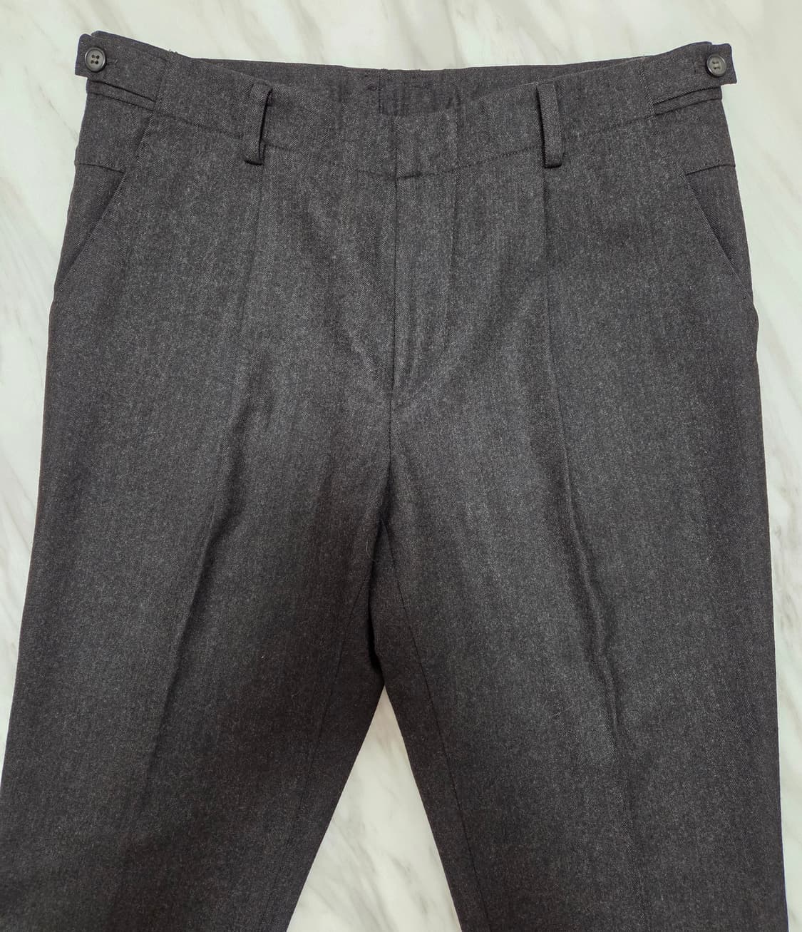 솔리드옴므 모직 슬랙스 상품이미지3