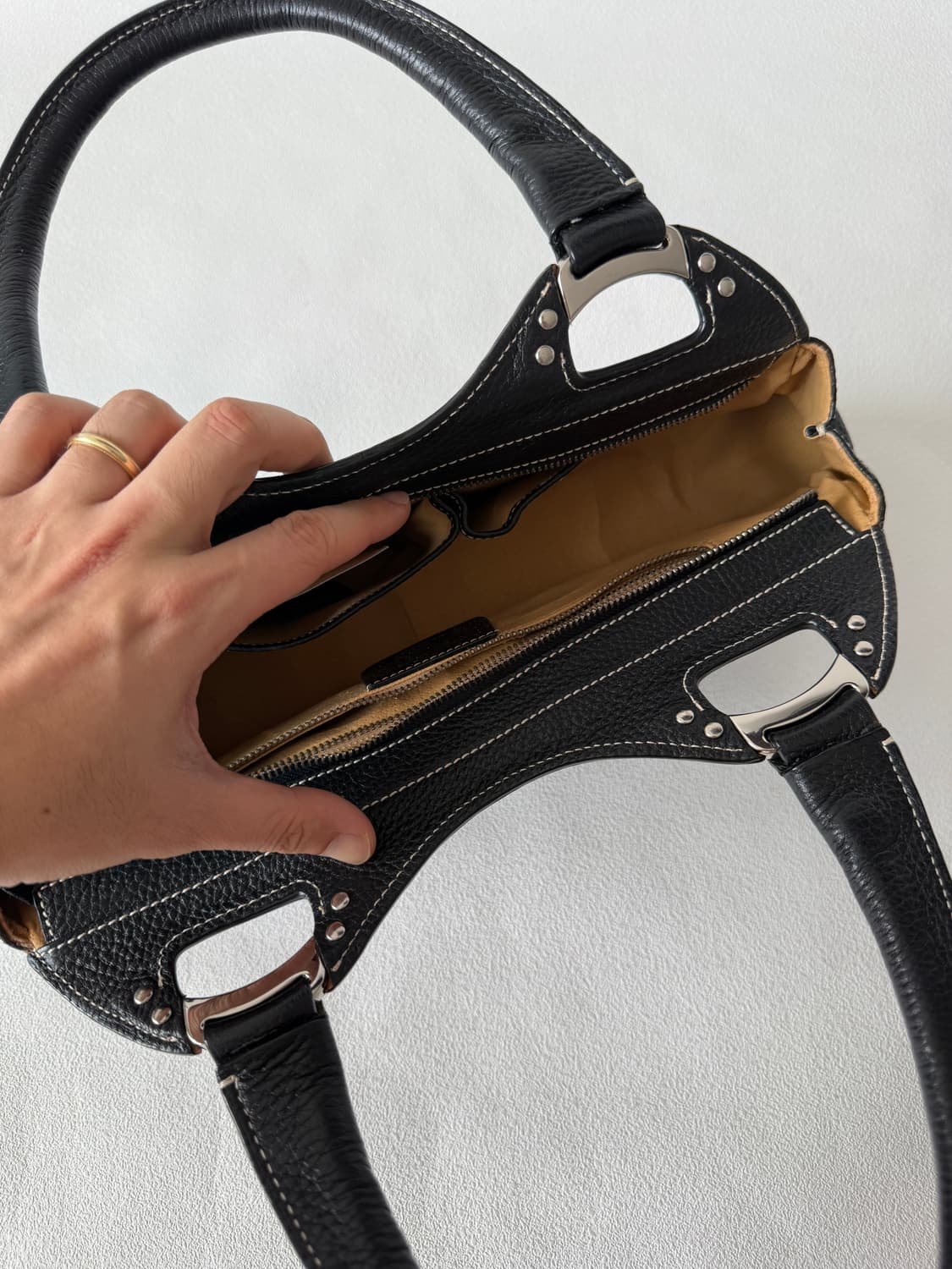 GLEMENT 레더 숄더백(FRANCE) 상품이미지6