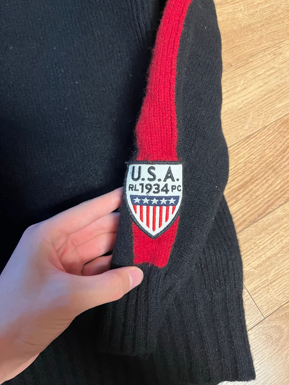 폴로 랄프로렌 빅포니 램스울 니트집업 상품이미지4