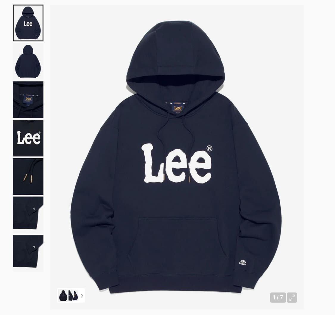 Lee 빅 트위치 로고 후드 상품이미지1