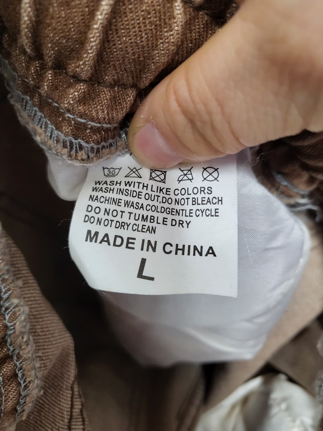 자수로고 워싱데님팬츠 상품이미지3