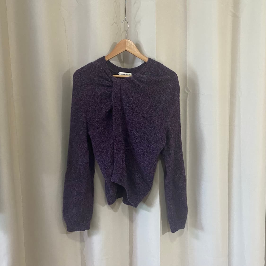 23fw Namacheko Knotted Crewneck 상품이미지1