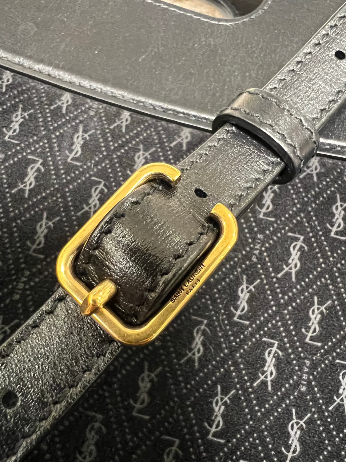 생로랑 / 스웨이드 엠보 콤비 토트백 상품이미지10