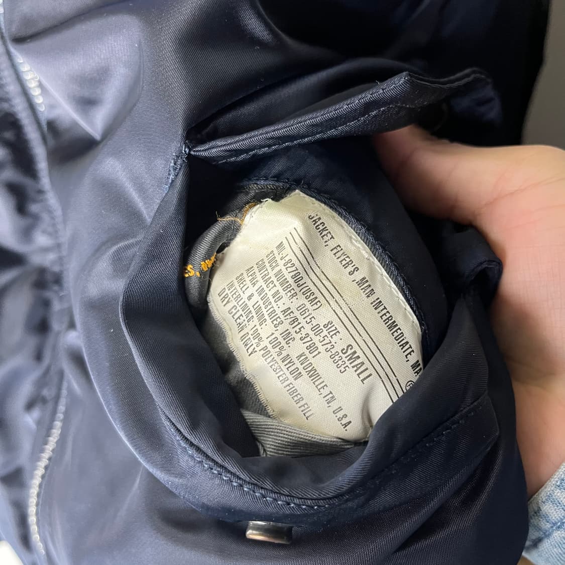 [Alpha] 알파인더스트리 나사 MA-1 상품이미지5