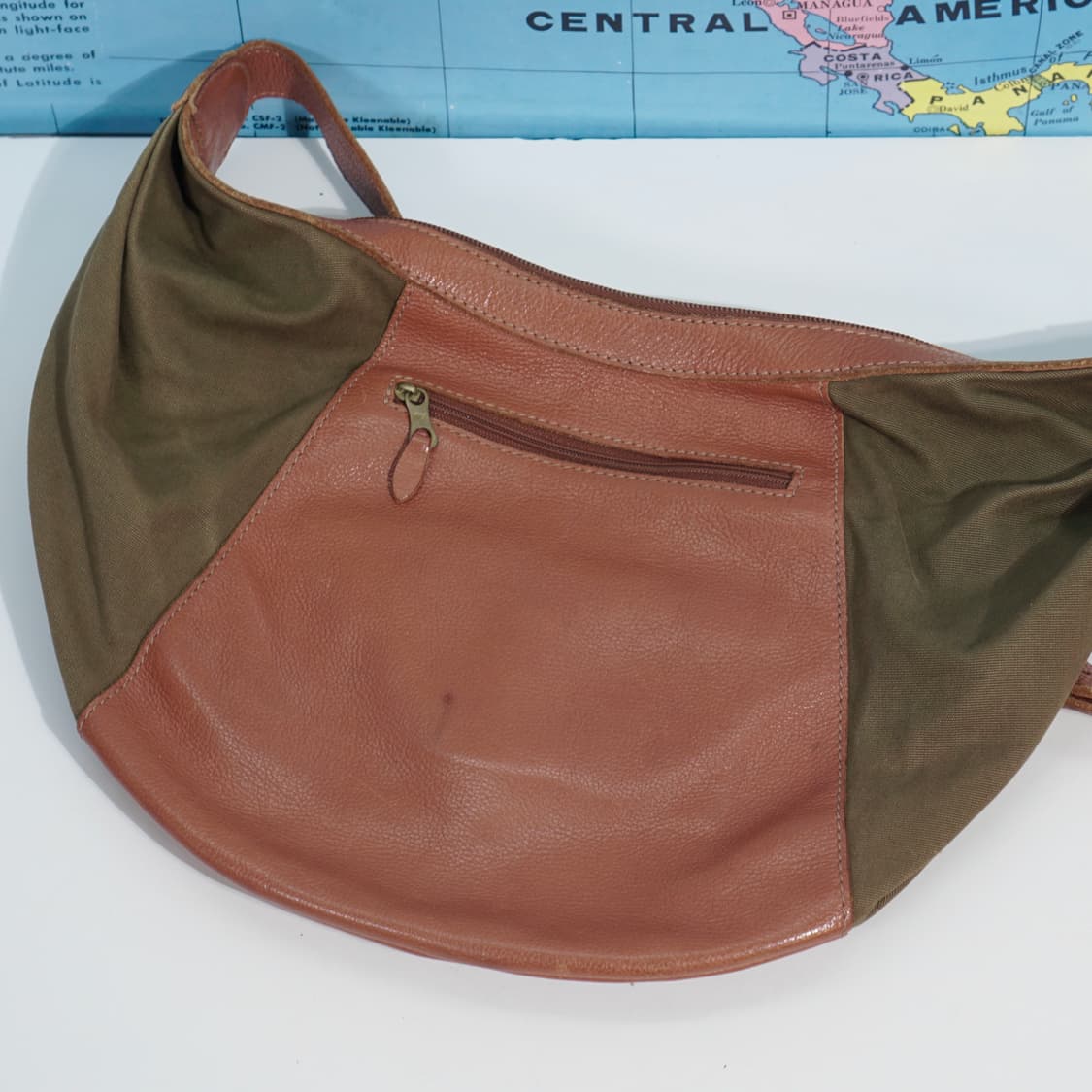 일비종떼 이태리 레더 캔버스 백 상품이미지7