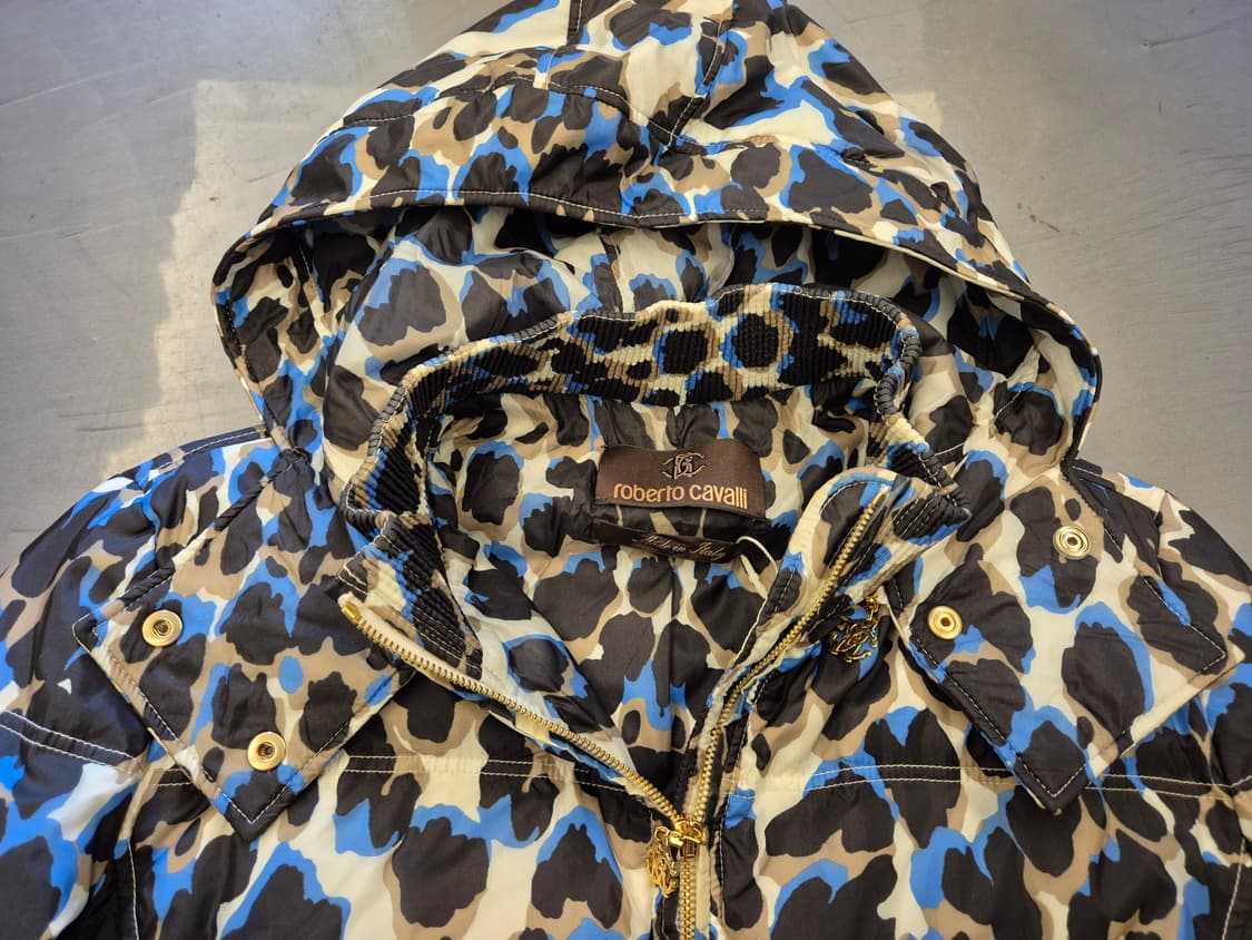roberto cavalli 레오파드 패딩 상품이미지5