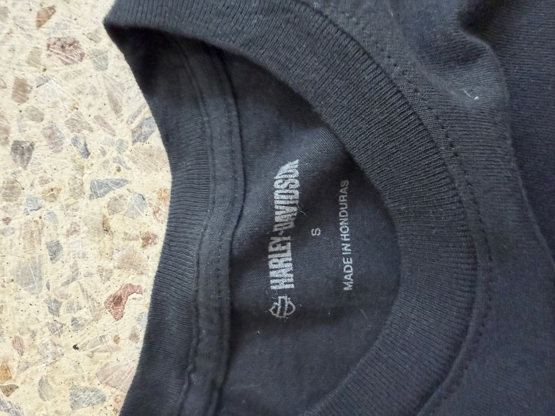 할리데이비슨 로고 반팔 블랙 상품이미지4