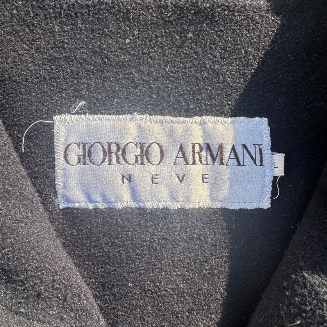 [XL] 90s Giorgio Armani NEVE 하프집업 자켓 상품이미지8