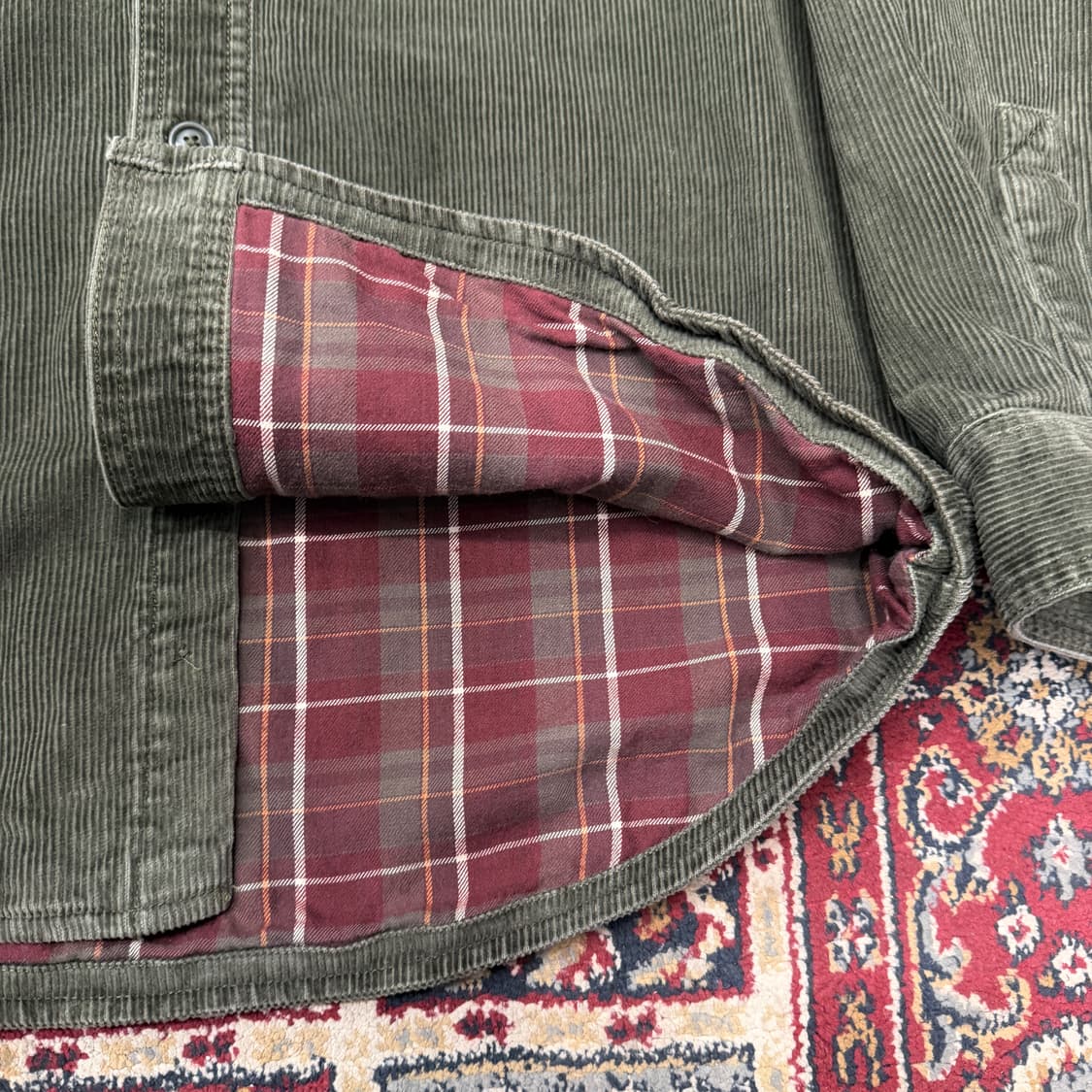 엘엘빈 코듀로이 라인드 셔츠 [ 100 ] 상품이미지5