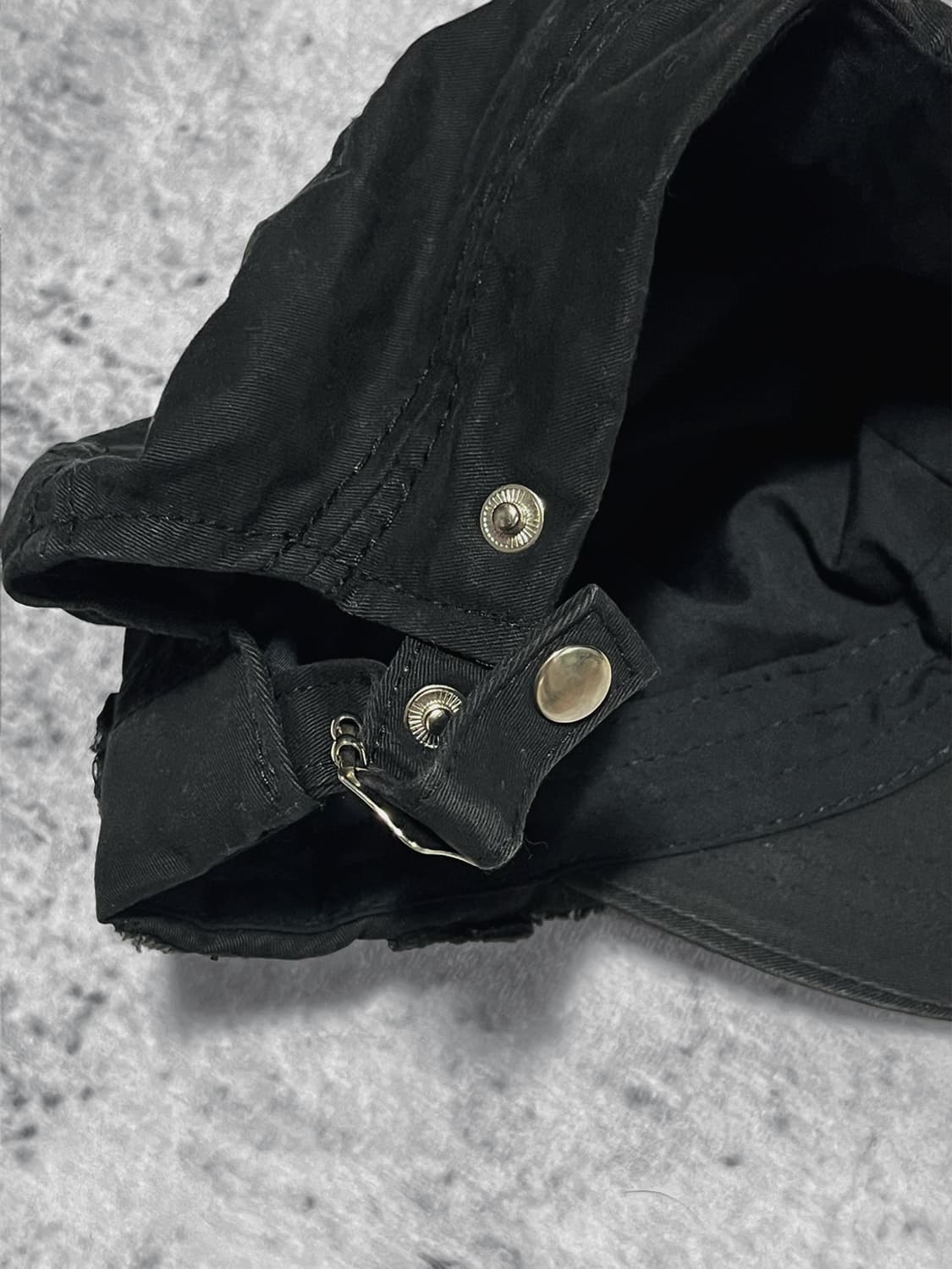 cross zipper punk cap  상품이미지5