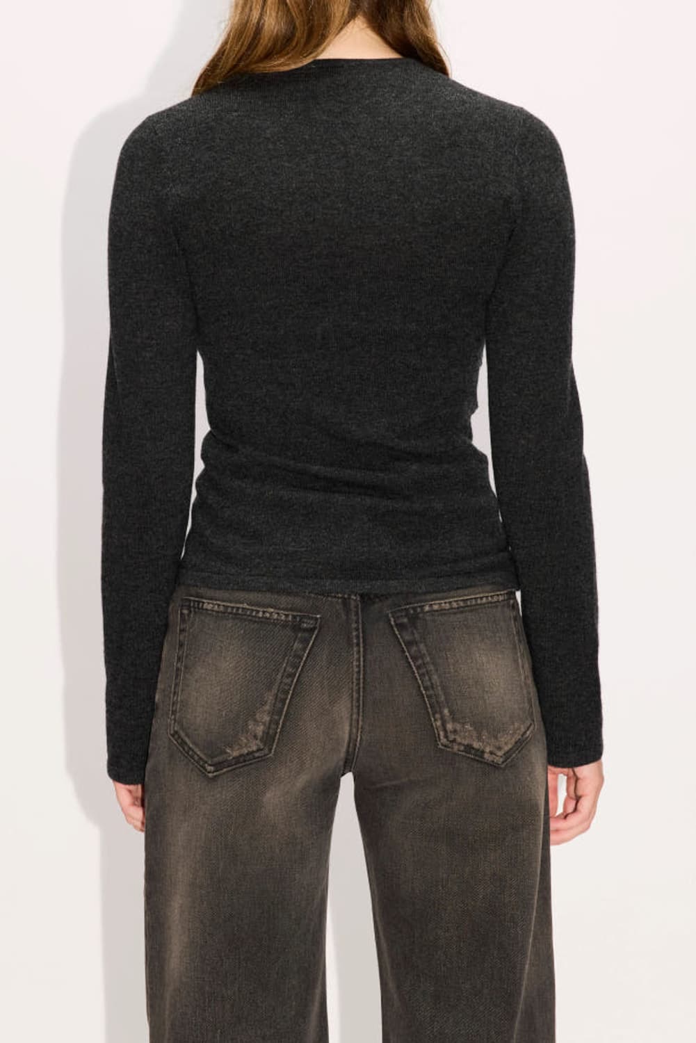 [34,36,38]호프 Asymmetrical 가디건/차콜 상품이미지4