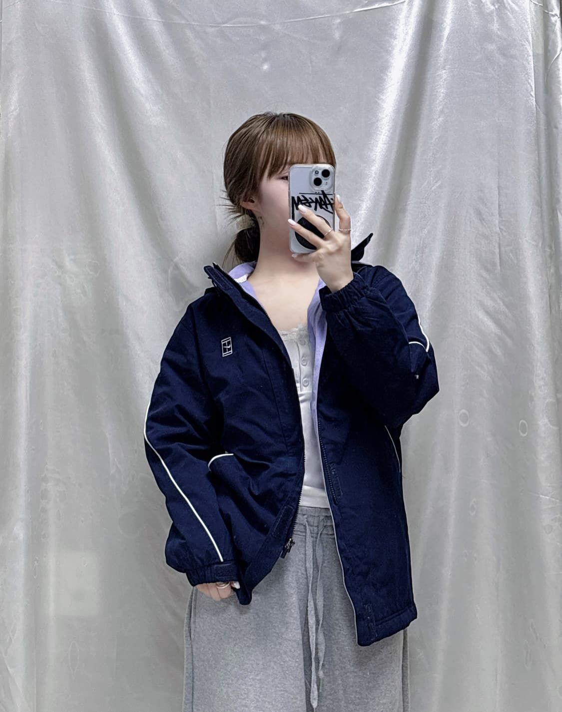 나이키 00‘s 테니스로고 스우시 점퍼  상품이미지1