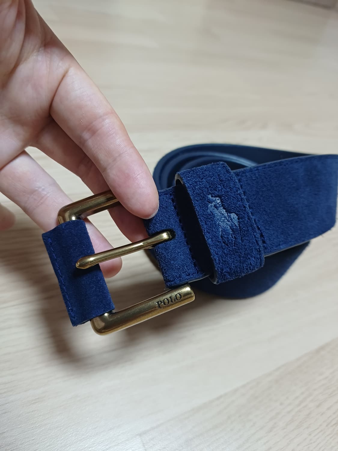 폴로 랄프로렌 스웨이드 벨트 가죽 네이비 polo rrl 상품이미지9