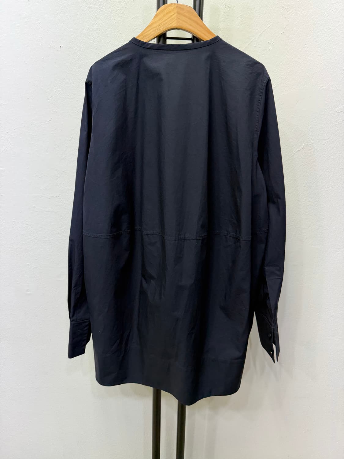 정품) COS 코스 네이비 셔츠형 블라우스 38 상품이미지5