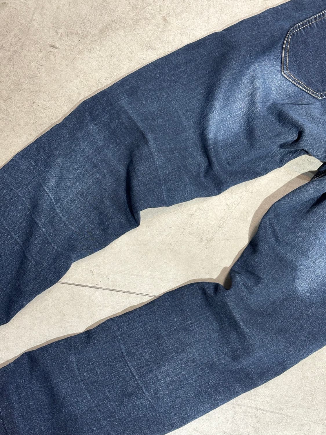 엑시즈팜 빈티지 레이스 디테일 데님팬츠 상품이미지9