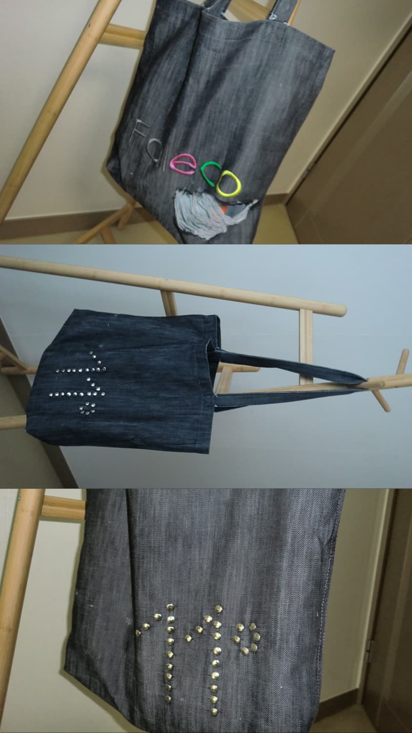 Two-way denim bag 상품이미지3